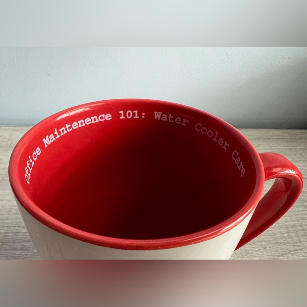 Disney Coffee Mug Cup MICKEY MOUSE "Office Maintenance 101: Water Cooler Care" - Picture 4 of 8